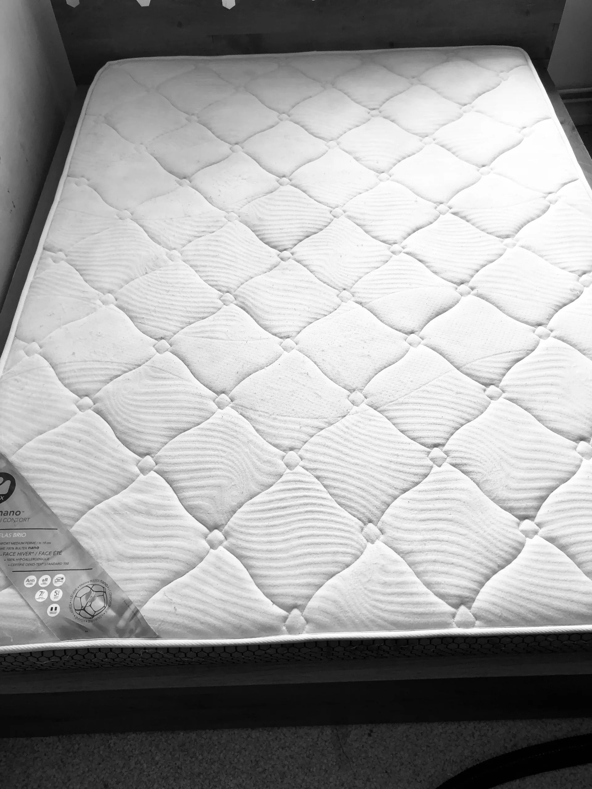 matelas après nettoyage martinique